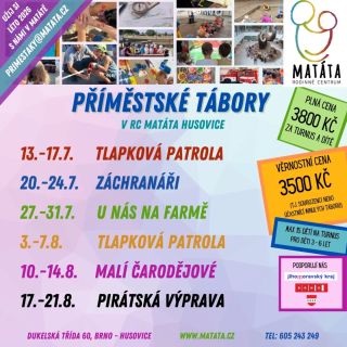 ☀️Začínáte plánovat letní program už v zimě? My ano ☀️ Máte doma malého objevitele ve věku 3 až 6 let? Pak pro vás máme...